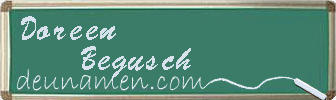 Doreen Begusch Visitenkarte